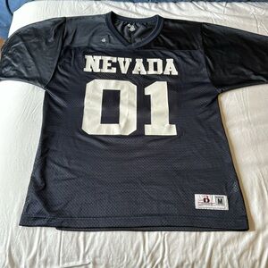 University of Nevada Reno UNR navy blue Football Jersey